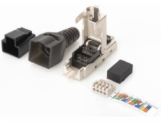 Digitus Plug RJ45 Cat.6A Digitus (8P8C) T568A/B 10GbE tienený, bez náradia - DN-93631