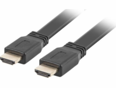 Lanberg CA-HDMI-21CU-0010-BK LANBERG HDMI M/M 2.0 plochý kábel 1m 4K, čierny