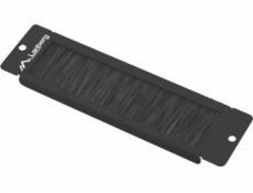 LANBERG AK-1104-B cable entry brush panel 10 black