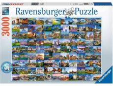 Puzzle 3000 elementów 99 Widoków Europy Puzzle 3000 elementów 99 Widoków Europy
