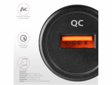 Nabíječka AXAGON PWC-QC5 , QUICK a SMART nabíječka do auta, 2x port QC3.0/AFC/FCP + 5V-2.6A, 31.5W