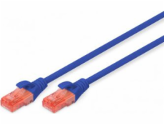 Digitus CAT 6 U-UTP patch cable, Cu, LSZH AWG 26/7, length 0.25 m, color blue