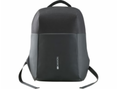 CANYON batoh proti krádeži, pro 15.6  – 17  notebook, integrovaný USB konektor, černá
