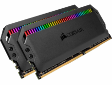 CORSAIR Dominator 16GB, DDR4, DIMM, 3200Mhz, 2x8GB, XMP, RGB, CL16, černá