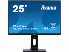 25  iiyama XUB2595WSU-B1: IPS, WUXGA (16:10)@75Hz, 300cd/m2, 4ms, VGA, HDMI, DP, USB, height, pivot