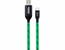 YCU 231 GN LED Micro USB kabel YENKEE