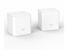 Tenda Nova MW3 (2-pack) WiFi AC1200 Mesh system Dual Band, 2x LAN/WAN, MU-MIMO, SMART aplikace