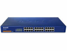 Tenda TEG1024G - 24-port Gigabit Ethernet Switch, 10/100/1000 Mbps, Fanless, Rackmount, Kov