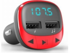 Energy Sistem Car Transmitter FM Red