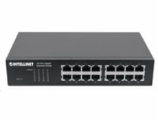 Intellinet 16-port Gigabit Ethernet Switch, 16x GbE, fanless