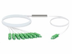 UBNT UFiber Splitter 8 - optický rozbočovač 1:8, 1260-1650 nm, SC/APC konektory, délka 1,5 m