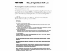 Reflecta ROLLO Crystal Lux (180x141cm, 16:10, viditelné 174x108cm) plátno roletové