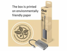 Club3D Adaptér aktivní USB Type C na DVI-I Dual Link, HDCP on