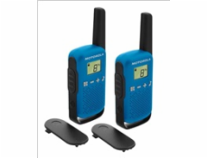 Motorola vysílačka TLKR T42 (2 ks, dosah až 4 km), modrá