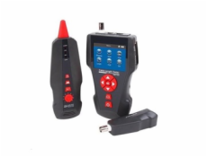 LAN Cable Tester TLCD80 s LCD, koax, Cat3/Cat5E/Cat6, UTP/STP, USB, PoE, ping, sonda, protismyčka
