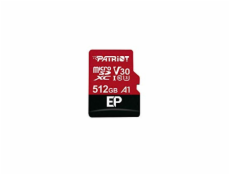 512GB microSDXC Patriot V30 A1, class 10 U3 100/80MB/s + adapter