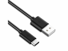 PremiumCord Kabel USB 3.1 C/M - USB 2.0 A/M, rychlé nabíjení proudem 3A, 2m, černá
