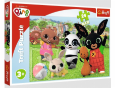 Puzzle 24 MAXI elementy Bing - Zabawa w parku