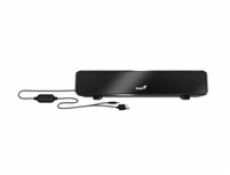 GENIUS repro USB SoundBar 100/ drátový/ 6W/ USB/ 3,5"" jack/ černý