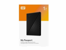 WD My Passport portable 1TB Ext, 2,5  USB3.0, WORLDWIDE 2019, Black
