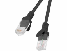 PATCHCORD KAT.5E 1.5M CZARNY FLUKE PASSED LANBERG 10-PACK