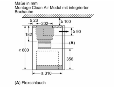 Bosch CleanAirPlus Umluftmodul DWZ1IX1C6, Umrüst-Set