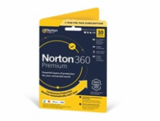 NORTON 360 PREMIUM 75GB +VPN 1 uživatel pro 10 zařízení na 1rok ESD