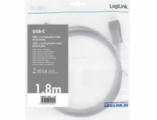 USB kábel LogiLink USB-C - DisplayPort 1,8m