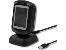 Qoltec 50864 Desktop QR & Barcode Scanner | USB