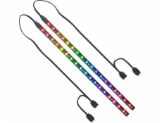 SilentiumPC LED pásik Aurora Stripes ARGB / 18x LED / 30cm / ARGB / 2ks
