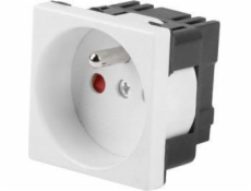 LANBERG AC 45x45 socket 230V french white