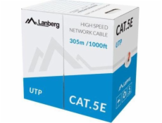 LANBERG CABLE UTP KAT.5E 305M WIRE CCA RED