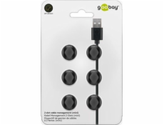 Rukoväť organizéra Goobay čierna 6 kusov (70362)