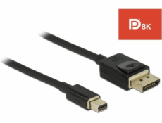 Kábel Delock DisplayPort Mini - DisplayPort 2m čierny (84928)
