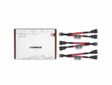 Noctua NA-SYC1 chromax.red - sada 3 ks, červená