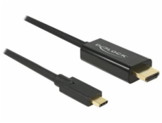 DeLOCK 85260 Adapterkabel 3m USB-C zu HDMI 4k 30Hz St./St. černá