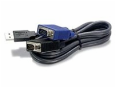 TRENDnet KVM káble, 3m, čierne (TKCU10)