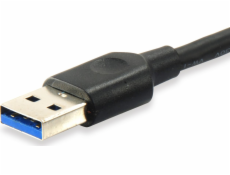 Equip kábel USB-A – USB-C USB 0,25 m čierny (128343)