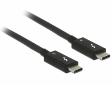 USB kábel Delock Thunderbolt 3 USB C -&gt; USB C (M/M) čierny 0,5 m (84844)