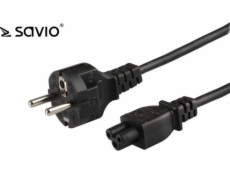 Napájací kábel Elmak Napájací kábel \ &#39;štvorlístok \&#39; Savio CL-81 1,8 m, multibalenie 10 ks, 3x0,75 mm2-SAVIO CL-81Z