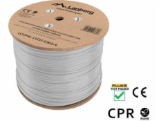 Kabel LAN UFTP KAT-6A 305M DRUT CU LSZH Szary CPR+ FLUKE PASSED