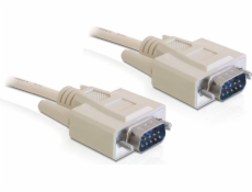 Delock 82981 Kabel RS-232 Seriell Sub-D9 Stecker RS-232 SUB-D 9 Stecker > RS-232 SUB-D 9 Stecker 2m