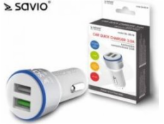 Savio Car Quick Charge charger Savio SA-06/W 3.0A  2xUSB