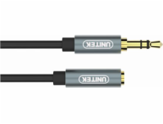 UNITEK Y-C932ABK audio cable 1 m 3.5mm Black  Grey