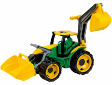 Traktor sa lyžicou a bagrom