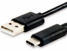 kábel USB-A - USB-C USB 1 m čierny (12888107)