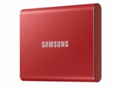 Samsung Externí SSD disk - 500 GB - červený