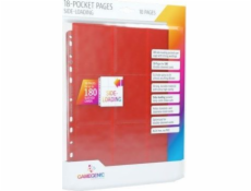 Gamegenic Gamegenic: 18-Pocket Pages Sideloading - Red (10 szt)