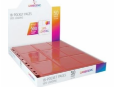 Rebel Gamegenic: 18-vreckové stránky s bočným plnením-červená (50ks)