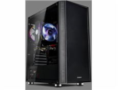 ZALMAN skříň R2 Black,  ATX bez zdroje, RGB